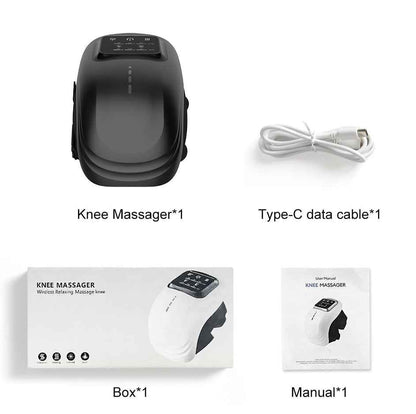 Intelligent Electric Knee Massager with Heating and Infrared Therapy - Rechargeable