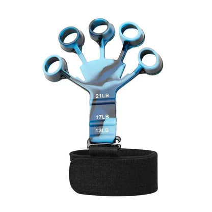 6 Level Finger Exerciser | Silicone Hand Strengthener for Musicians and Athletes