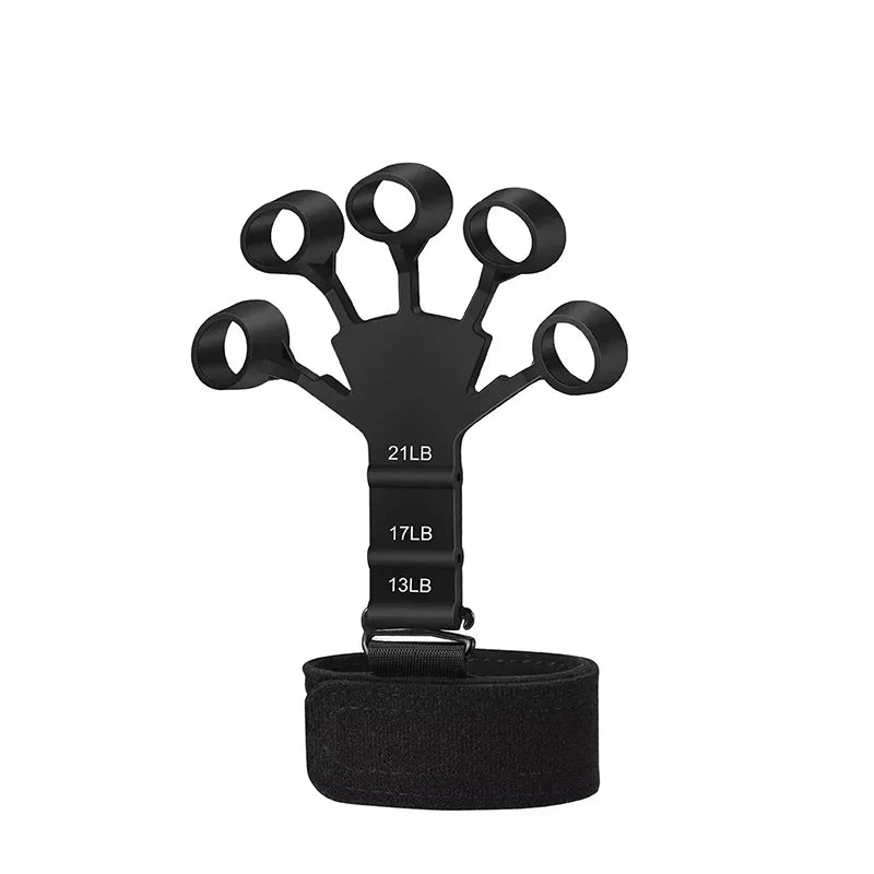 6 Level Finger Exerciser | Silicone Hand Strengthener for Musicians and Athletes